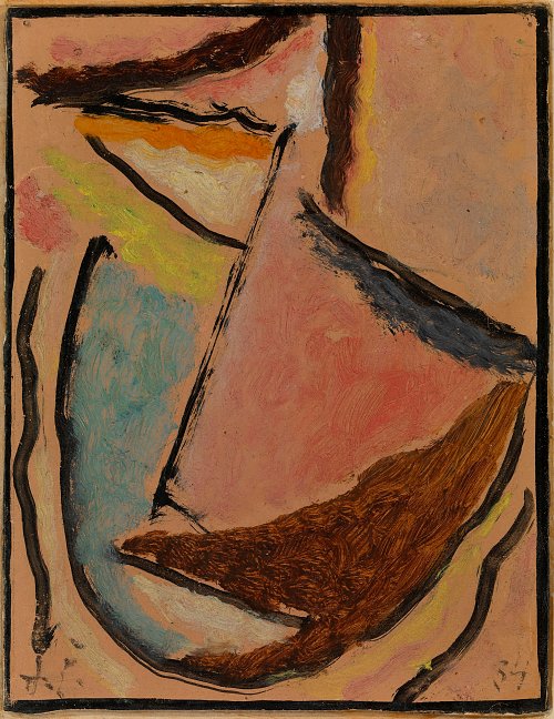 Alexej von Jawlensky MeditationKleiner abstrakter Kopf  Wandbild